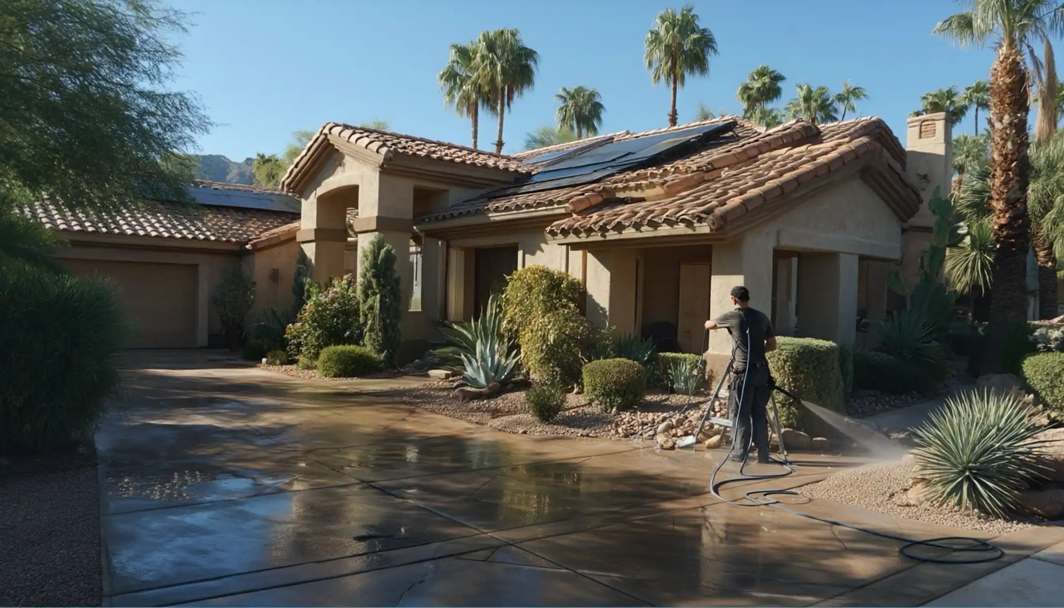 Residential and property power washing